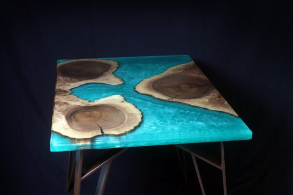 Black Walnut Seafoam Bar Table - Image 2
