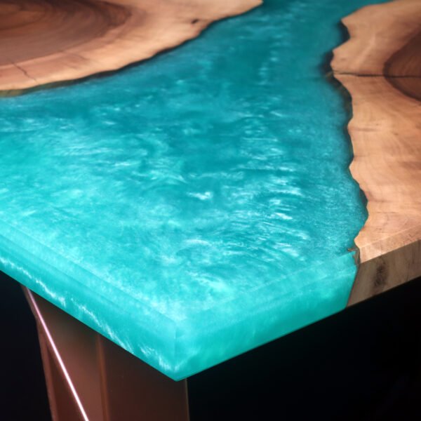 Black Walnut Seafoam Bar Table - Image 3