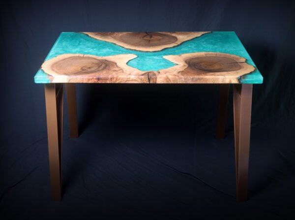 Black Walnut Seafoam Bar Table - Image 4
