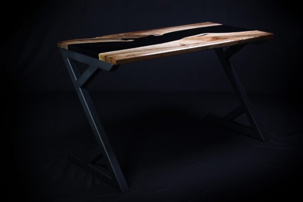English Walnut Midnight Desk - Image 2