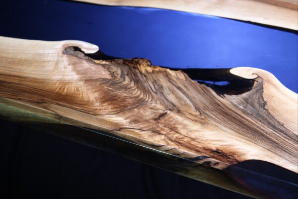 English Walnut Midnight Desk - Image 4