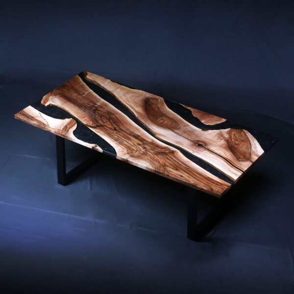 English Walnut Black River Table 7FT - Image 3